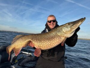 Fat winter pike in Amsterdam